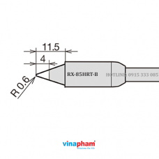 Mỏ hàn, tips hàn cho máy hàn thiếc RX-85HRT-B GOOT