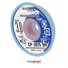 Dây hút thiếc  3.0mm - Dài  1.5m - Goot Wicks CP-3015